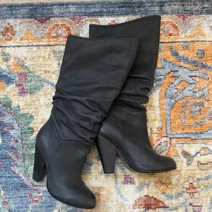 Penny Loves Kenny almond toe slouchy boot